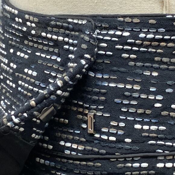 H&M Low Waist Elegant Mini Wrap Skirt Size 10 A-Line Thick Lined Warm - Picture 6 of 11